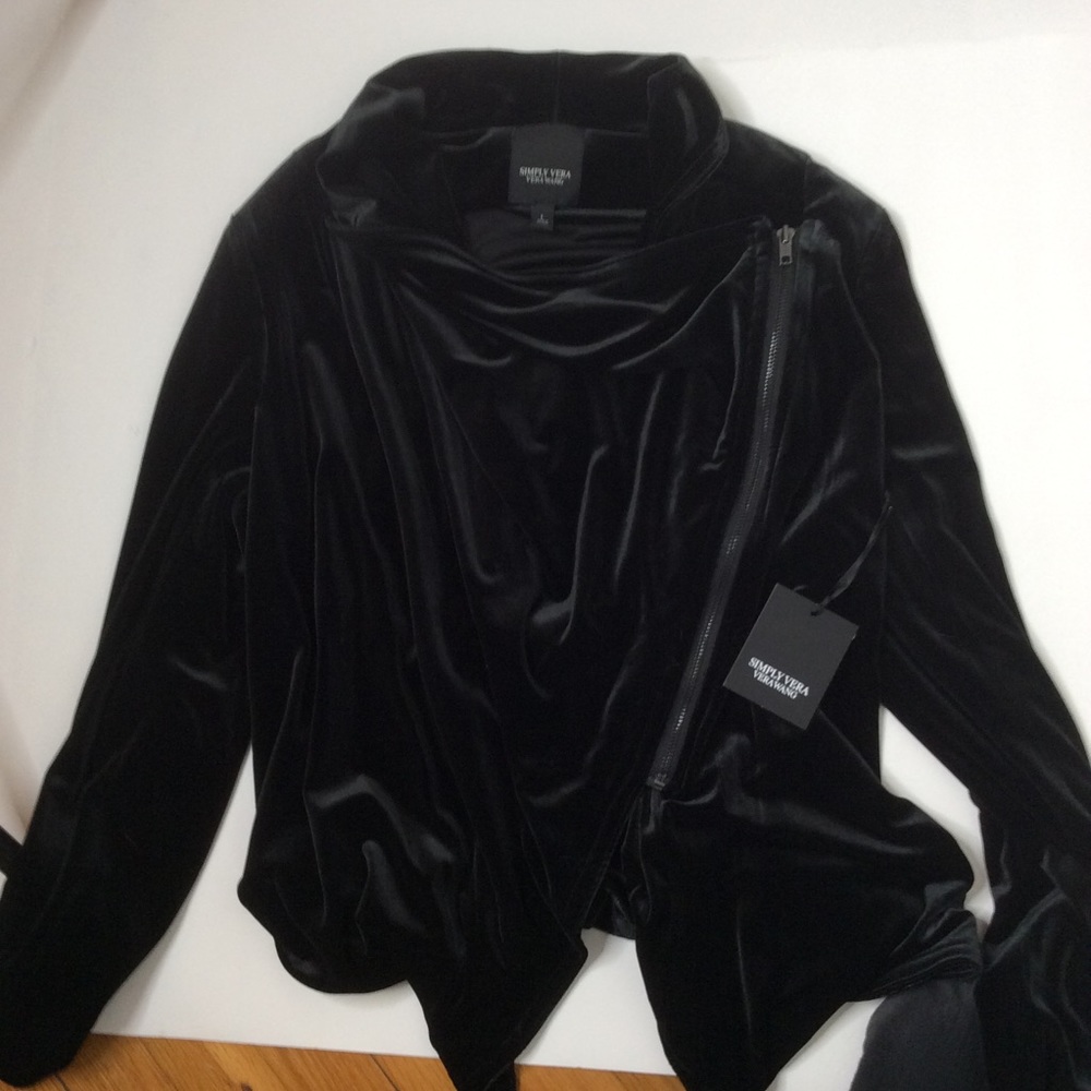 Easy care, Simply Vera, Black asymmetrical jacket